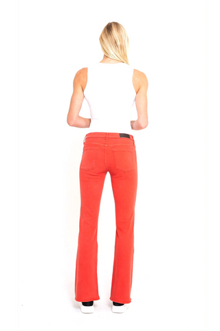 Parker Smith Bombshell Bell Pant in Watermelon *Final Sale* - Premium Jeans at Lonnys NY - Just $104.50! Shop Womens clothing now 