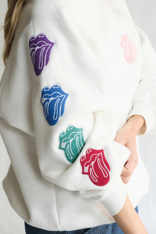 Rolling Stones Shes A Rainbow Sweatshirt