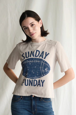 People of Leisure Sunday Funday Football Tee