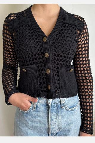 Pete Crochet Cardigan