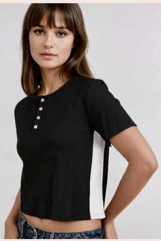 Pete Short Sleeve Henley Top