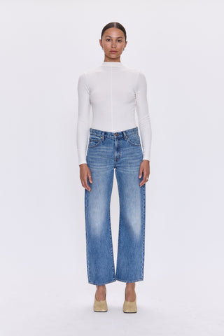Lexi Bowed Straight Leg Jeans