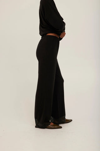 Project Social Malibu Lace Trim Pants