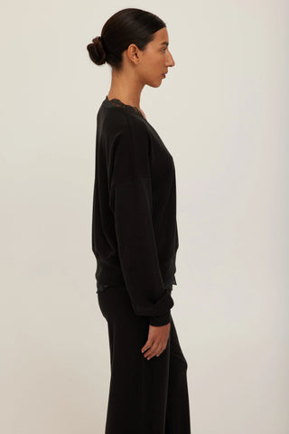 Project Social T Malibu Lace Trim Pullover