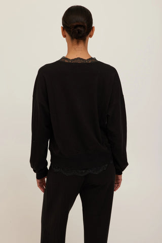 Project Social T Malibu Lace Trim Pullover