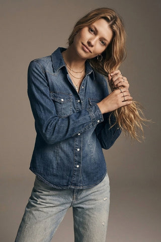 61 Jane Denim Button Down Shirt