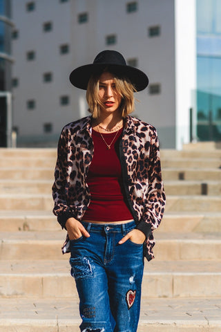 Q2 Leopard Print Button Down - Premium clothing at Lonnys NY - Just $60! Shop Womens clothing now 