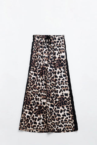 Q2 Wide Leg Leopard Print Pants - Premium clothing at Lonnys NY - Just $65! Shop Womens clothing now 