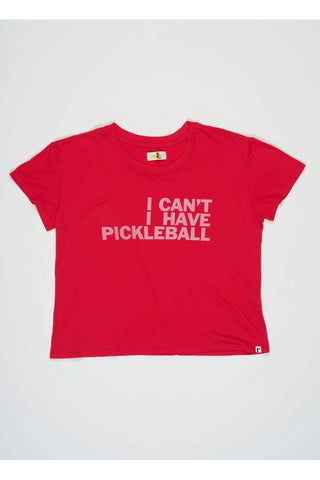 Rally Club I Can't I Have Pickleball T-Shirt - Premium Shirts & Tops at Lonnys NY - Just $68! Shop Womens clothing now 