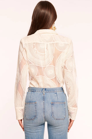 Ramy Brook Hulda Embroidered Lace Shirt - Premium clothing at Lonnys NY - Just $395! Shop Womens clothing now 