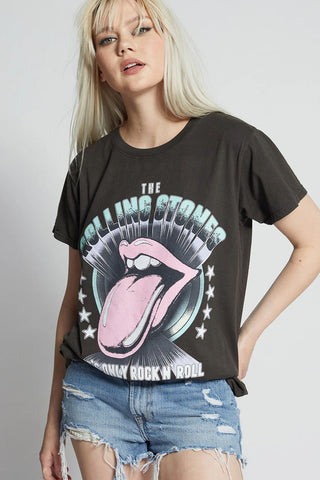 Recycled Karma Rolling Stones Band Tee - It's Only Rock N Roll - Premium Tee Shirt from Recycled Karma - Just $48! Shop now 