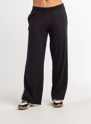 Red Haute Lux Sweater Knit Lounge Pants