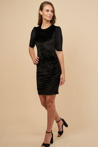 Red Haute Velour Dress - Premium clothing at Lonnys NY - Just $114! Shop Womens clothing now 