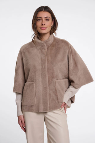 Rino & Pelle Dewi Faux Fur Cape