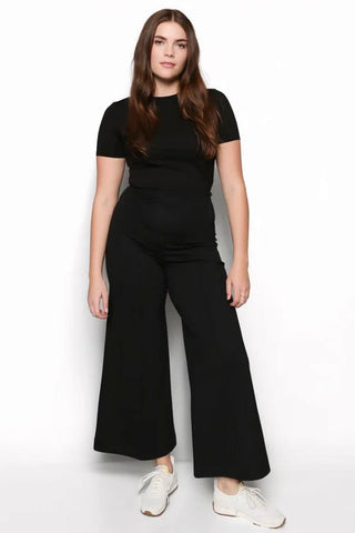 Ripley Rader Ponte Cropped Wide Leg Pants