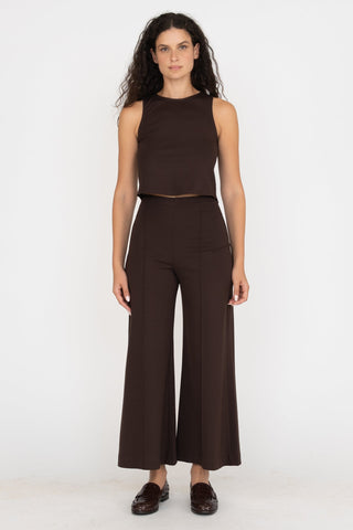 Ripley Rader Ponte Knit Cropped Wide Leg Pants