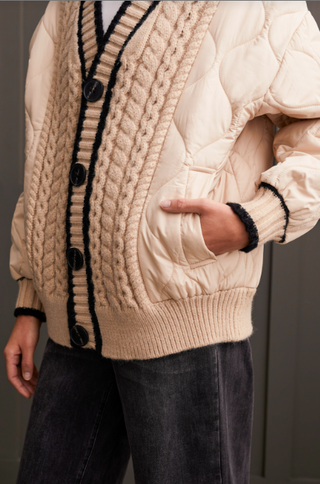 Tribal Quilted Cardigan - Premium clothing at Lonnys NY - Just $174! Shop Womens clothing now 