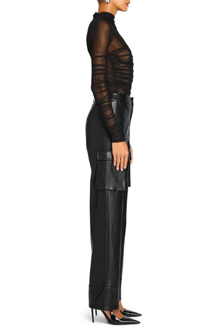 Seroya Fifer Vegan Leather Pants - Premium clothing at Lonnys NY - Just $298! Shop Womens clothing now 