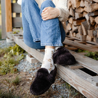 Solei Sea Aspy Fur Clog Slipper