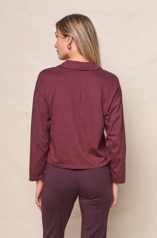 Stateside Cloud Jersey Johnny Collar Tee