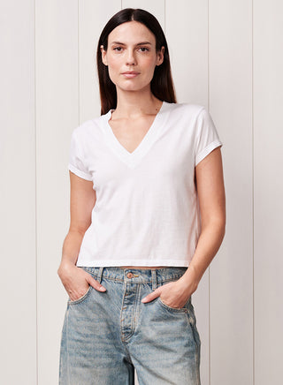 Stateside Cloud Jersey V Neck Tee