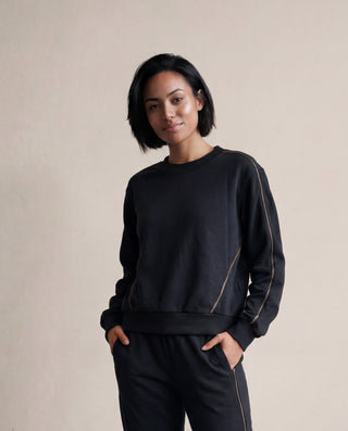 Stateside Softest Fleece Track Sweatshirt