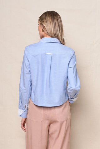 Stateside Oxford Cropped Shirt