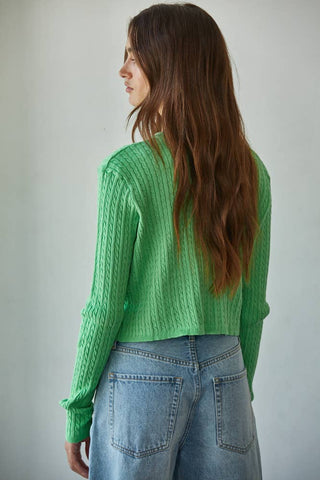 Talk To Angels Avon Cable Cardigan