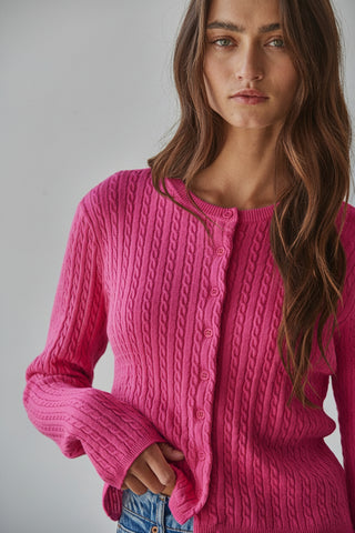 Talk to Angels Avon Cable Knit Cardigan