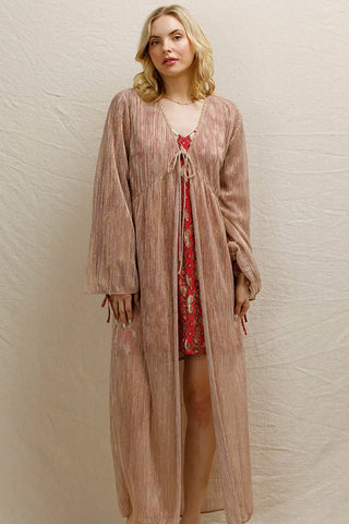 Talk to Angels Sheer Shimmer Kimono