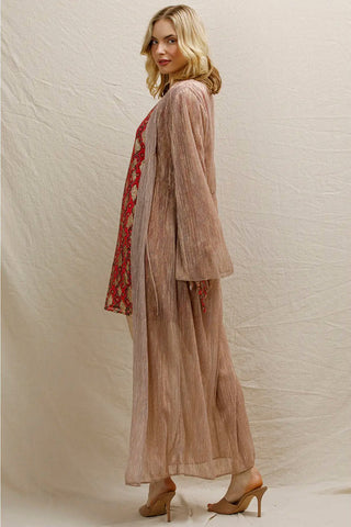 Talk to Angels Sheer Shimmer Kimono