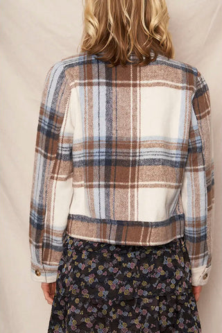 Talk to Angels Plaid Jacket