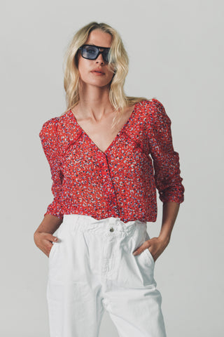 The Shirt Annie Peasant Blouse - Premium clothing at Lonnys NY - Just $175! Shop Womens clothing now 