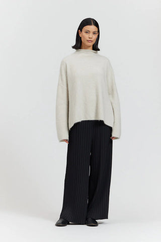 There Elsewhere Mock Neck Side Slit Sweater - Premium clothing at Lonnys NY - Just $190! Shop Womens clothing now 