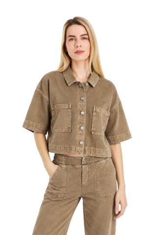 Tractr Short Sleeve Boxy Top