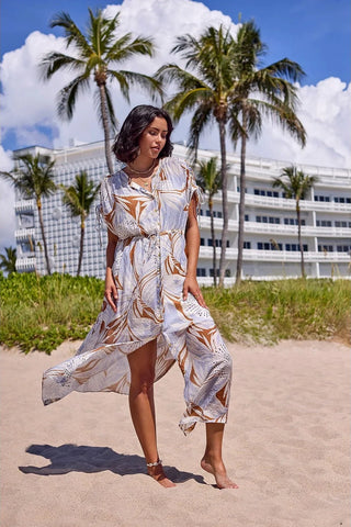 Tribal Maxi Dress Cover Up