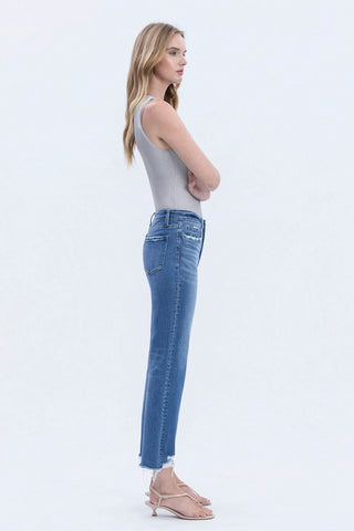 Vervet Cropped Straight Leg Jeans