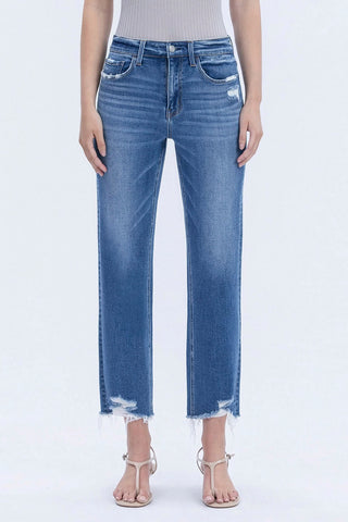 Vervet Cropped Straight Leg Jeans