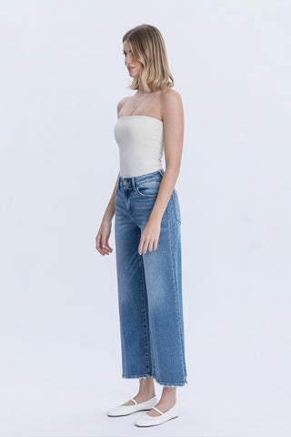 Vervet Wide Leg Side Panel Jeans