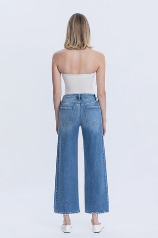 Vervet Wide Leg Side Panel Jeans