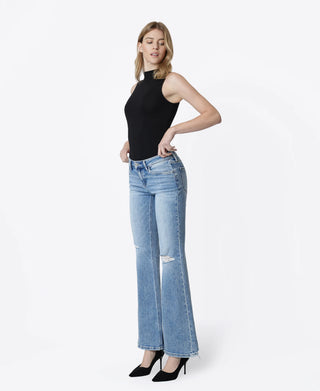 Vervet Grace Low Rise Easy Flare Jeans