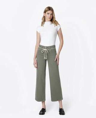 Vervet Olivia High Rise Wide Leg Drawstring Jeans