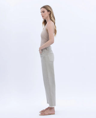 Vervet Kate Super High Rise Cropped Barrel Jeans