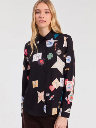 Vilagallo Gaby Love Printed Shirt