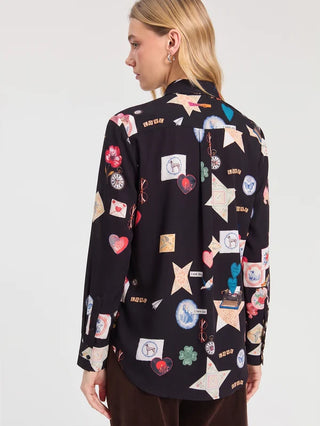 Vilagallo Gaby Love Printed Shirt