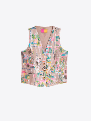 Vilagallo California Girl Sequin Vest