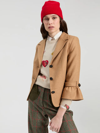 Vilagallo Fitted Tweed Blazer