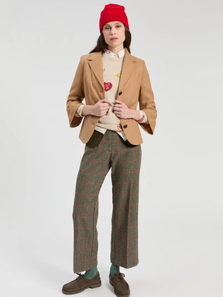 Vilagallo Fitted Tweed Blazer