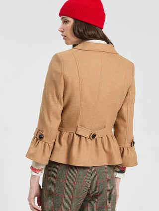 Vilagallo Fitted Tweed Blazer