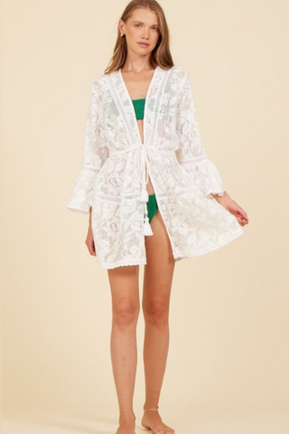 Vintage Havana Lace Crochet Cover Up - Premium top at Lonnys NY - Just $84! Shop Womens clothing now 